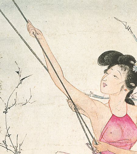 贡山-胡也佛的仕女画和最知名的金瓶梅秘戏图